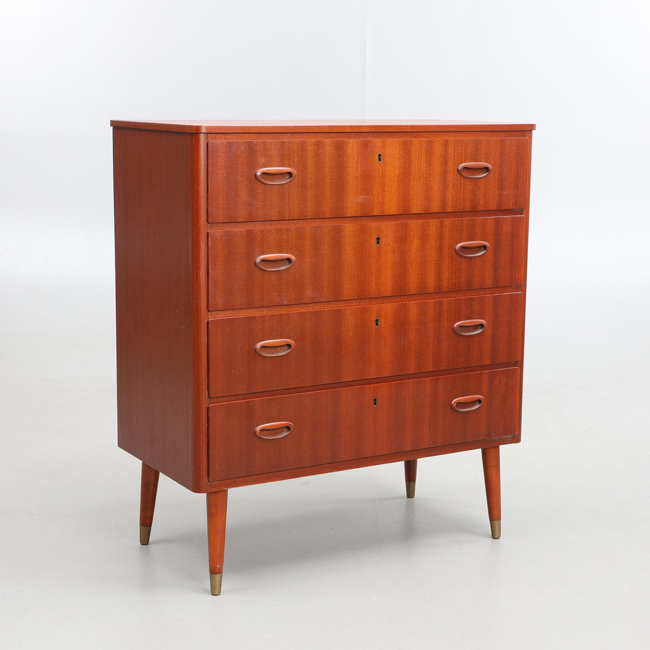 Kommode, teak bejdse, 1950'erne.