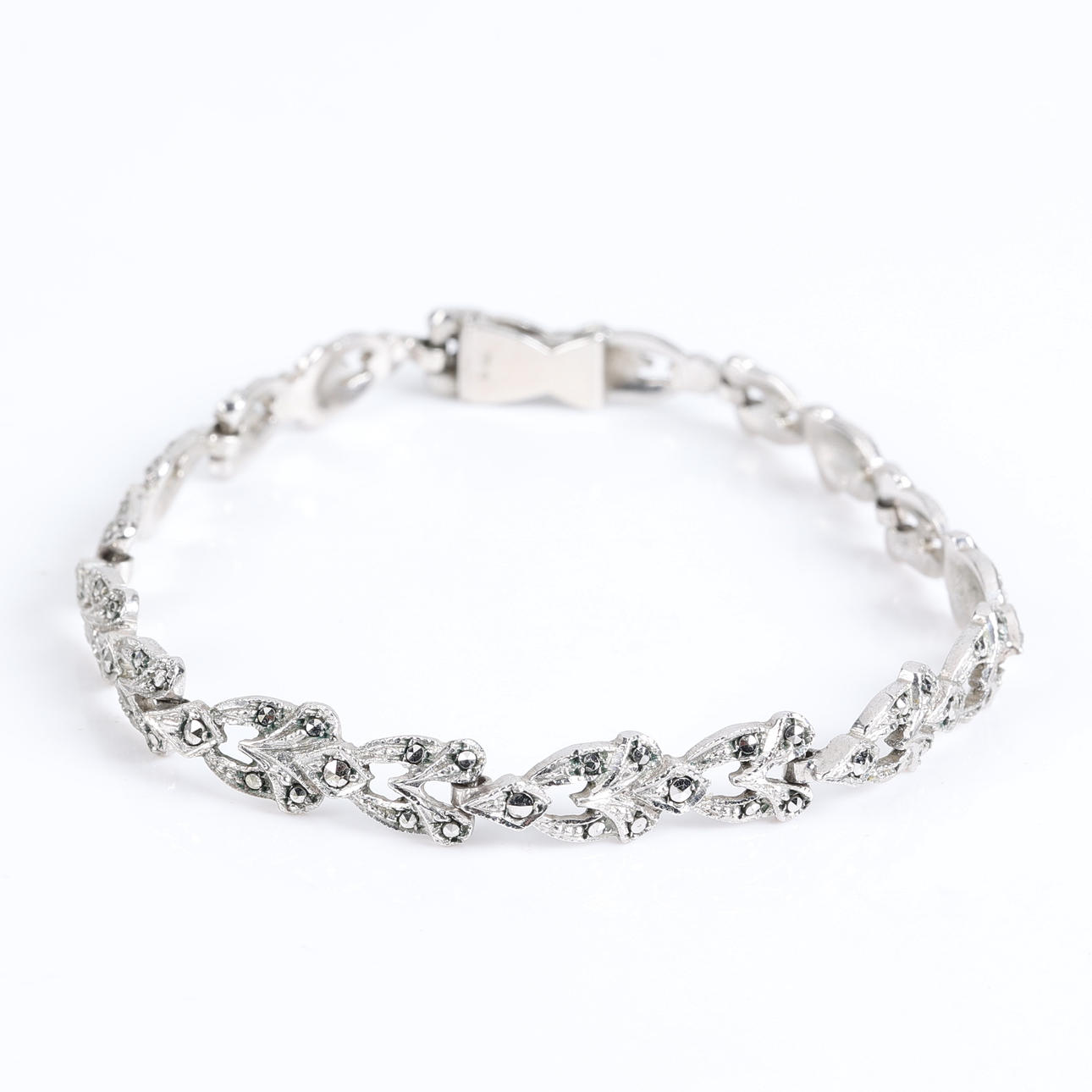 ARMBAND, Silber, Markasit.