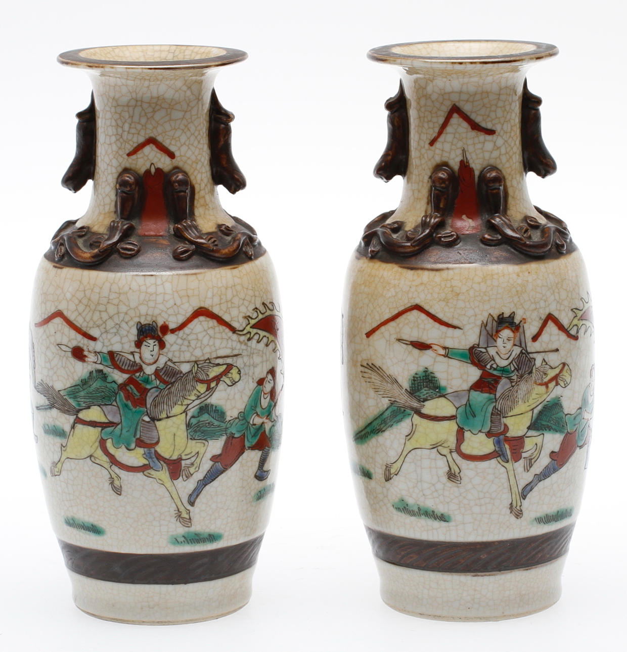 VASER, ett par, orientaliska.