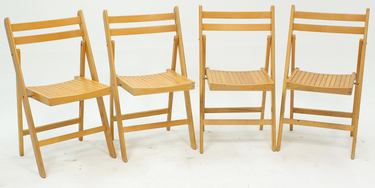 KLAPPSTOLAR, 4 stycken.