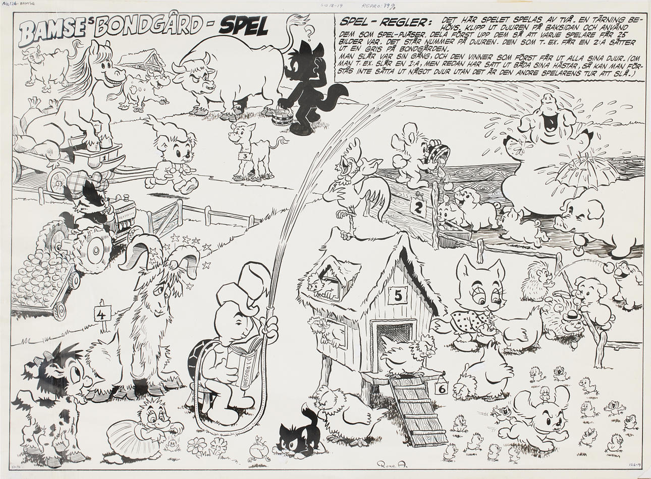 RUNE ANDRÉASSON. Bamse's Farm - game.