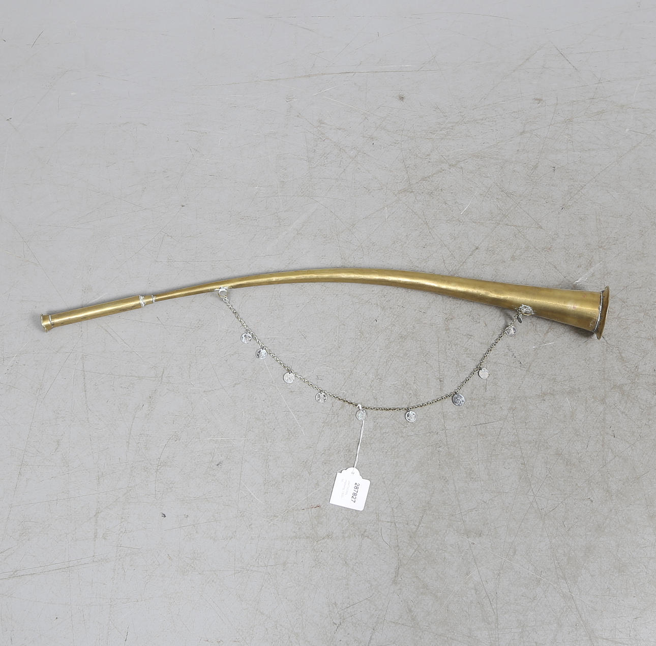 JAKTHORN, mässing, 1800-tal.