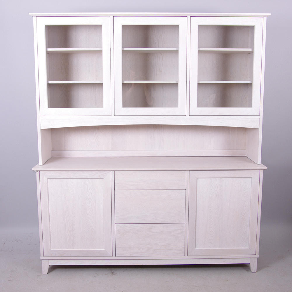 MATSALSSKÅP MED VITRINÖVERDEL, "Visborg", Hans K.