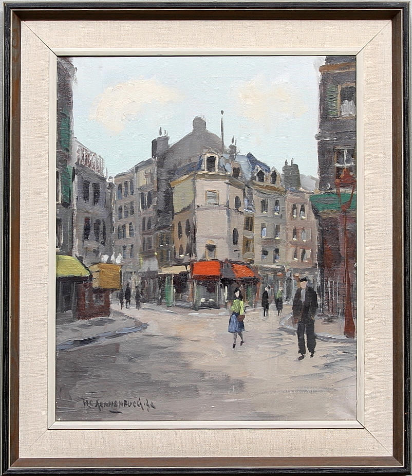 HENRIK CORNELIUS KRANENBURG. Olja på duk, signerad och daterad 34.