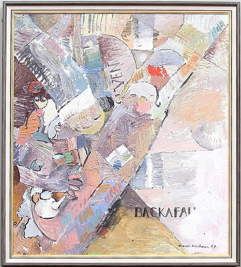 BRUNO KNUTMAN. Olja på duk, signerad och daterad 59.