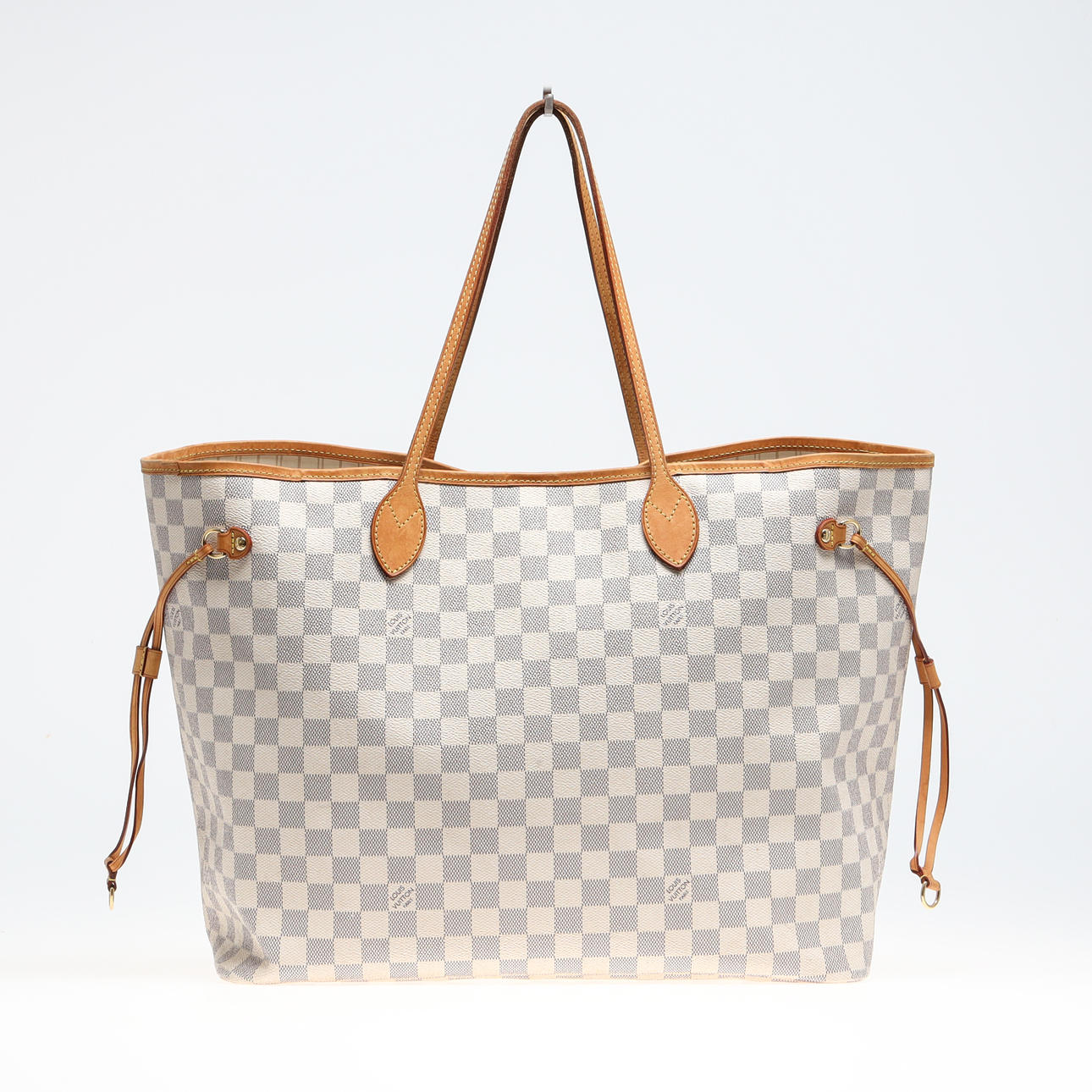 LOUIS VUITTON, Väska, Neverfull MM, Damier Azur Canvas.