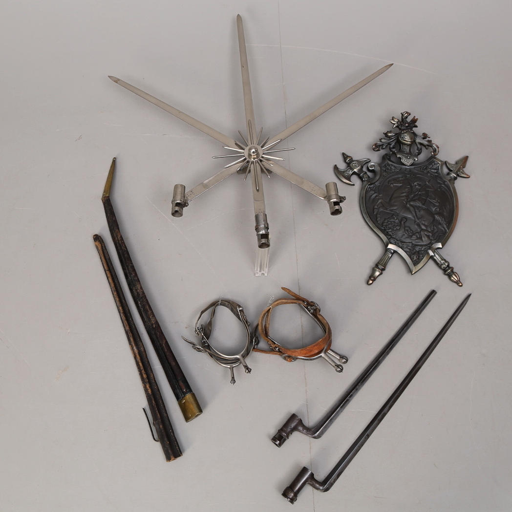 BAJONETTER + RIDSPORRAR mm.