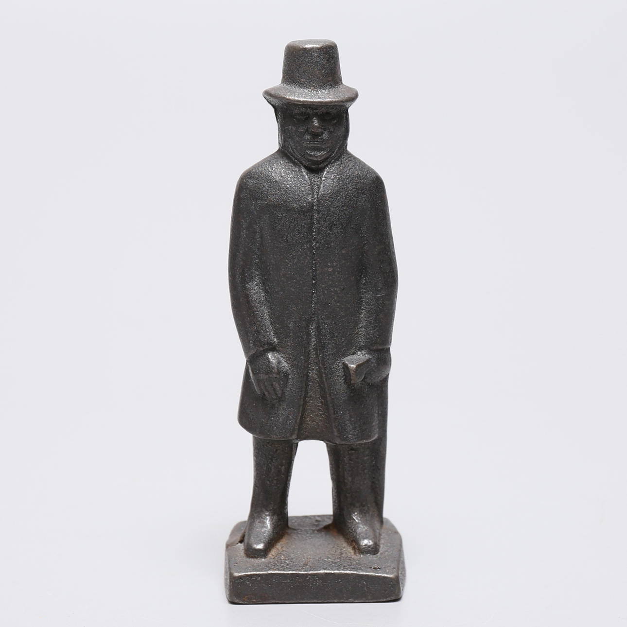 SCULPTURE, metal, signed Linden 1970.