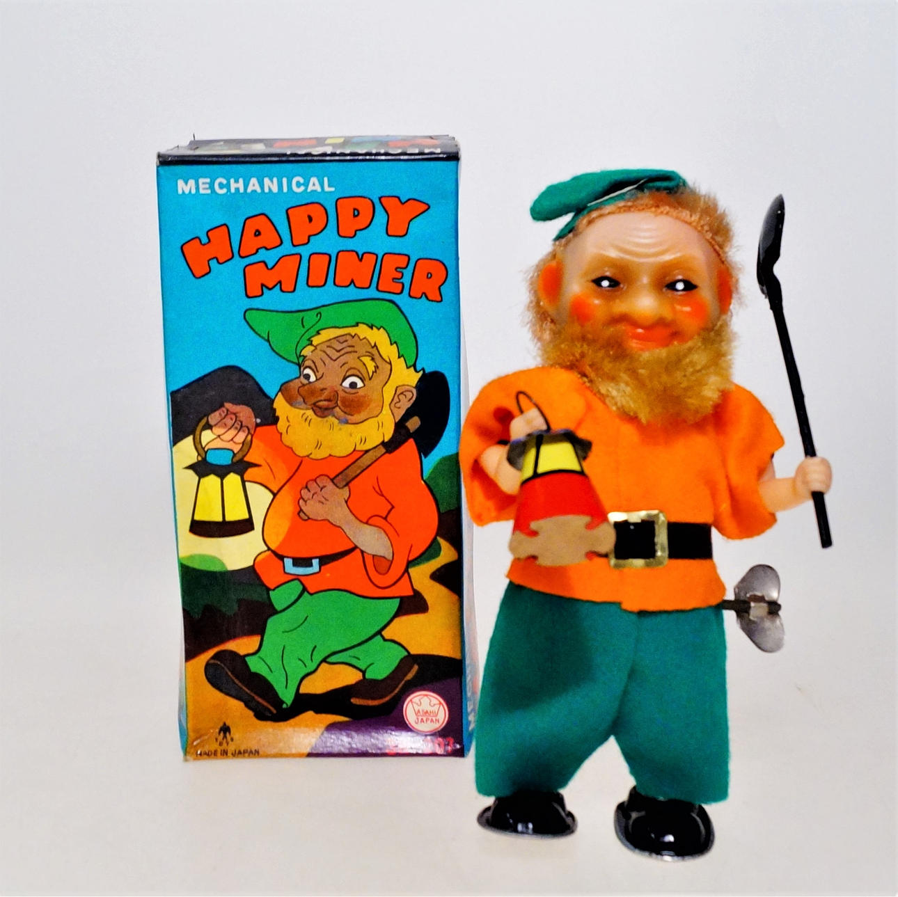 MECHANICAL TOY, Happy Miner, Japan.