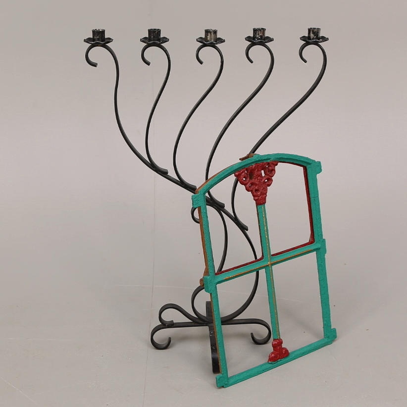 GOLVLJUSSTAKE smide + STALLFÖNSTER gjutjärn.