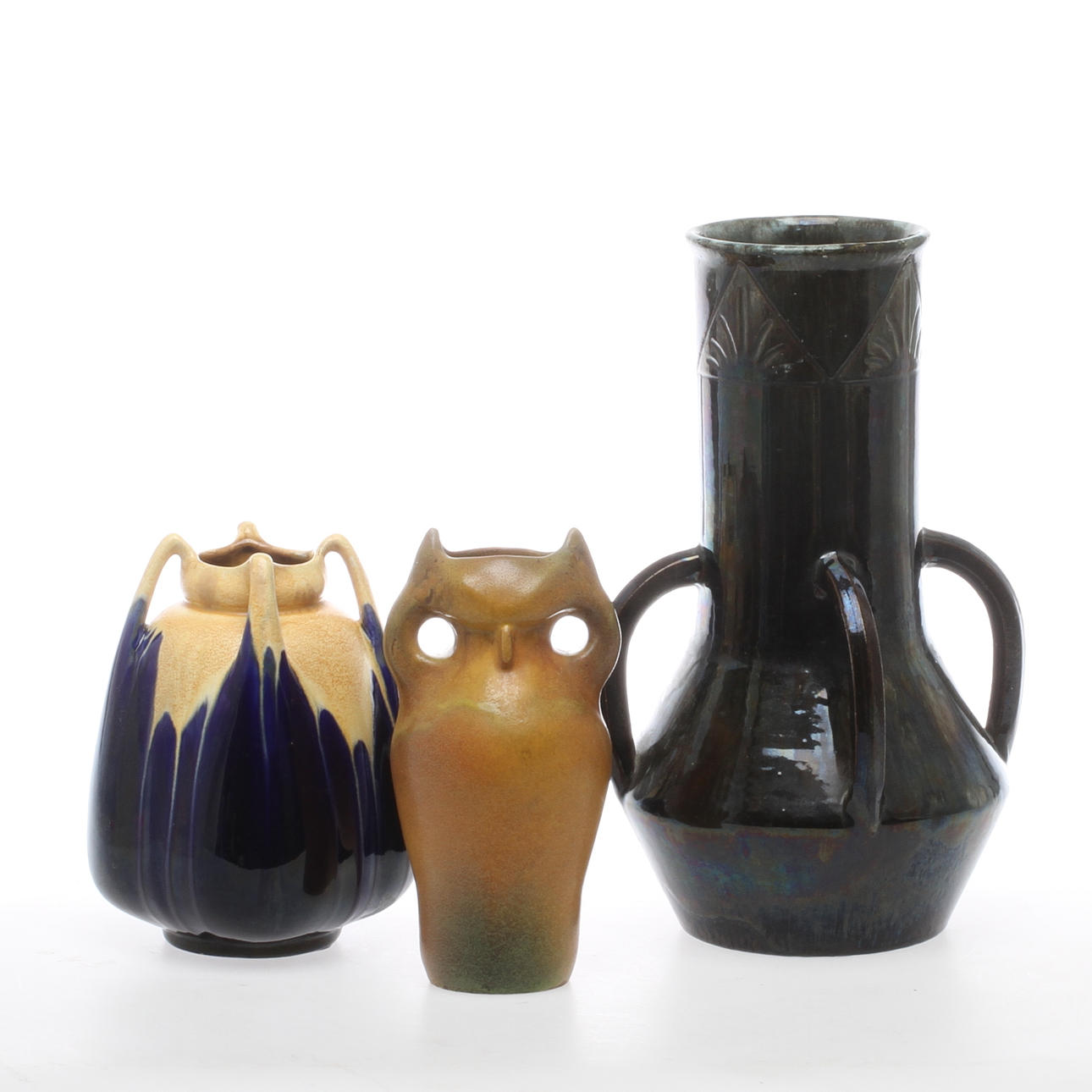 VASER 3 st, keramik, bland annat Ipsens Enke Danmark.
