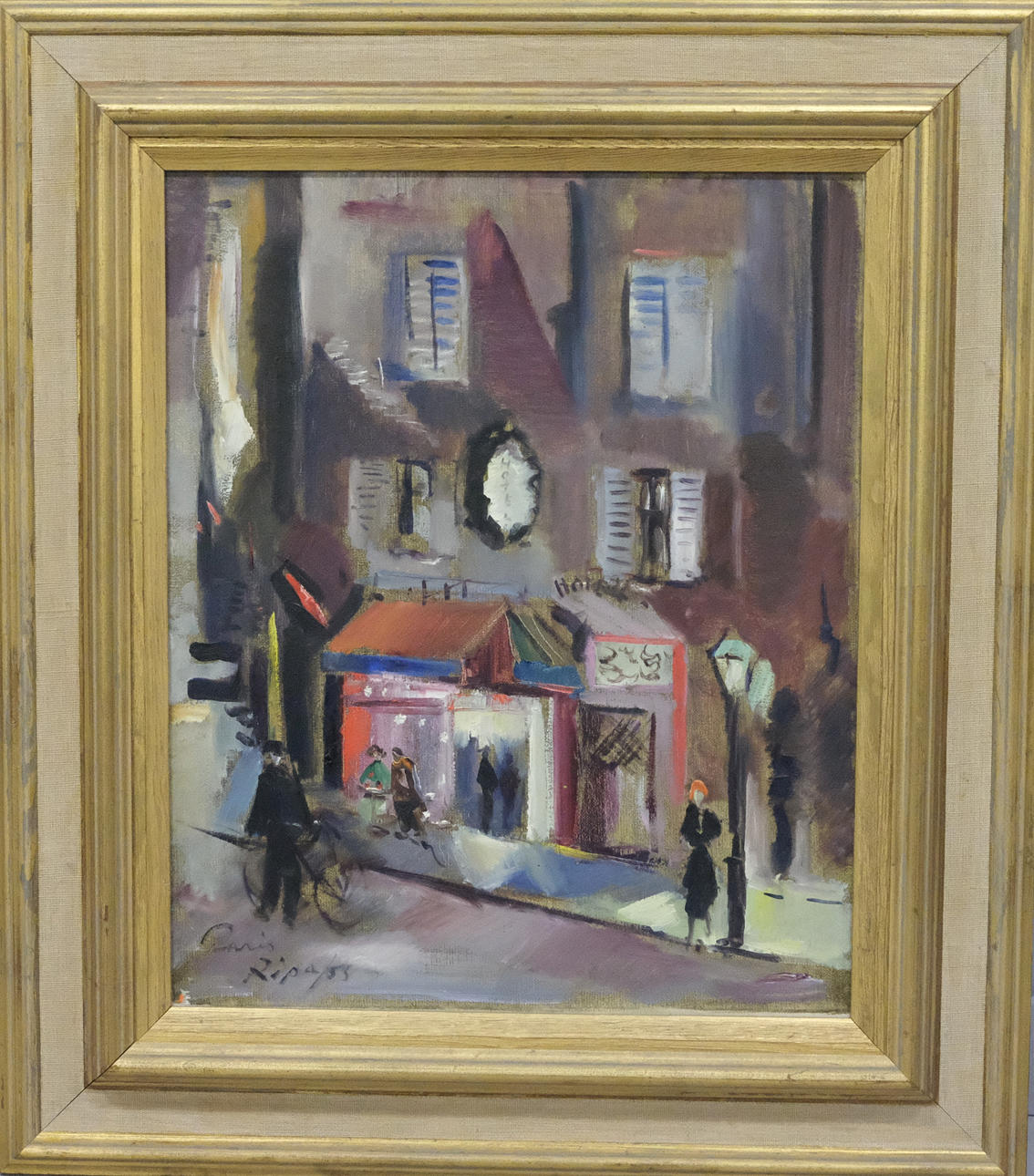 HANS RIPA. OIL ON CANVAS.