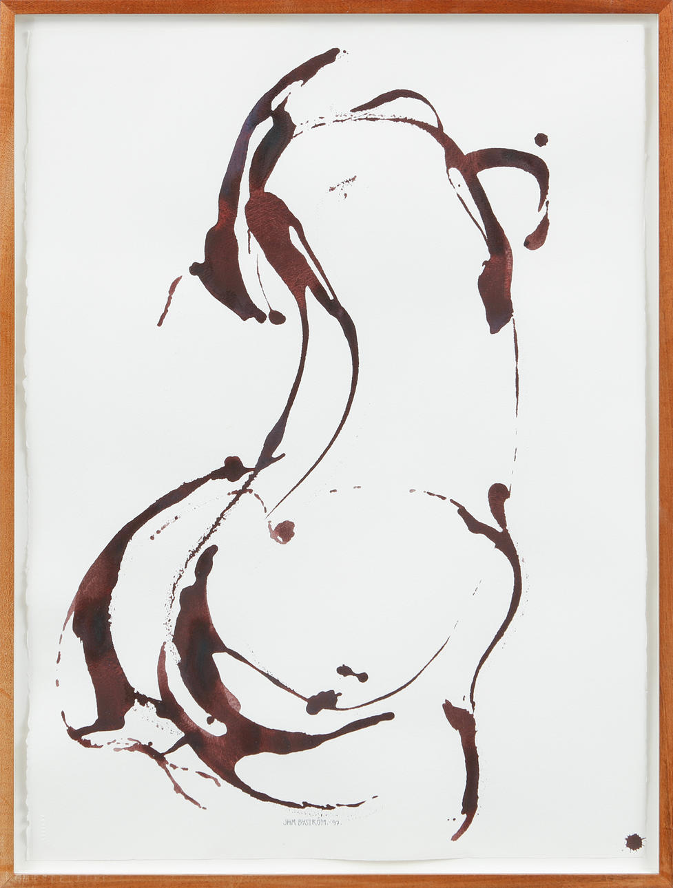 JÖRGEN BYSTRÖM. Composition, watercolor, signed and dated -97.