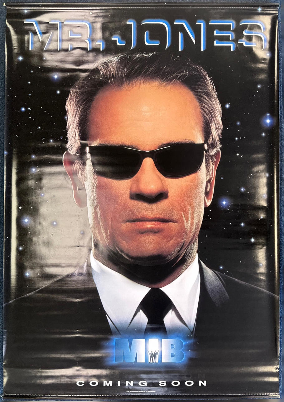 MEN IN BLACK CINEMA POSTER.