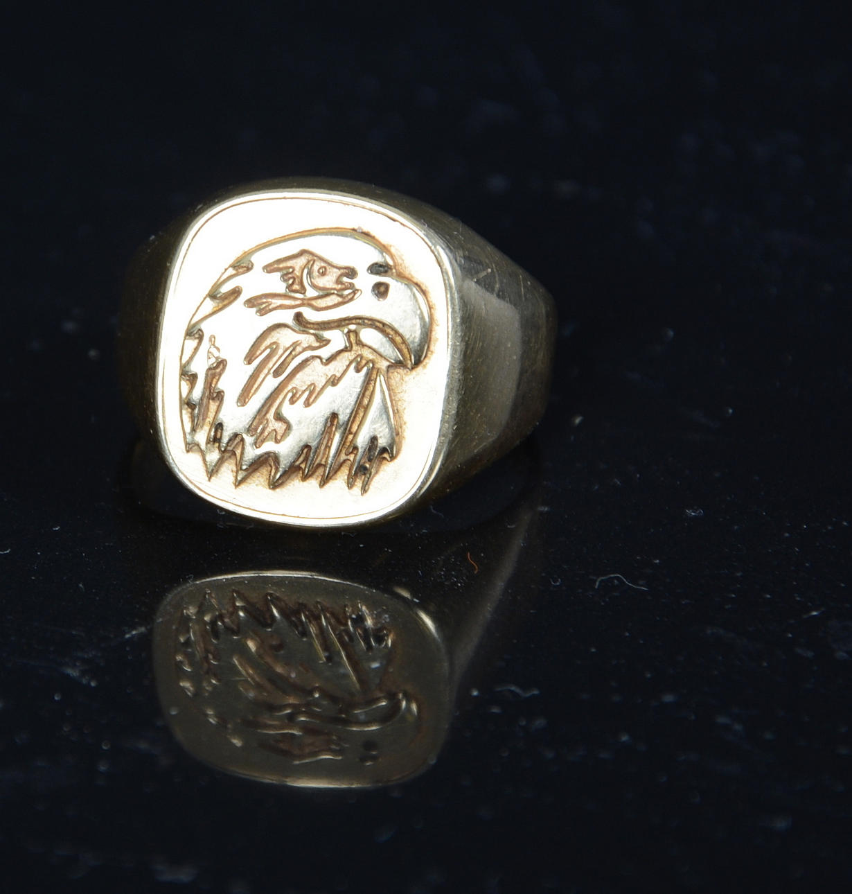 KLACKRING, 18K, guld.