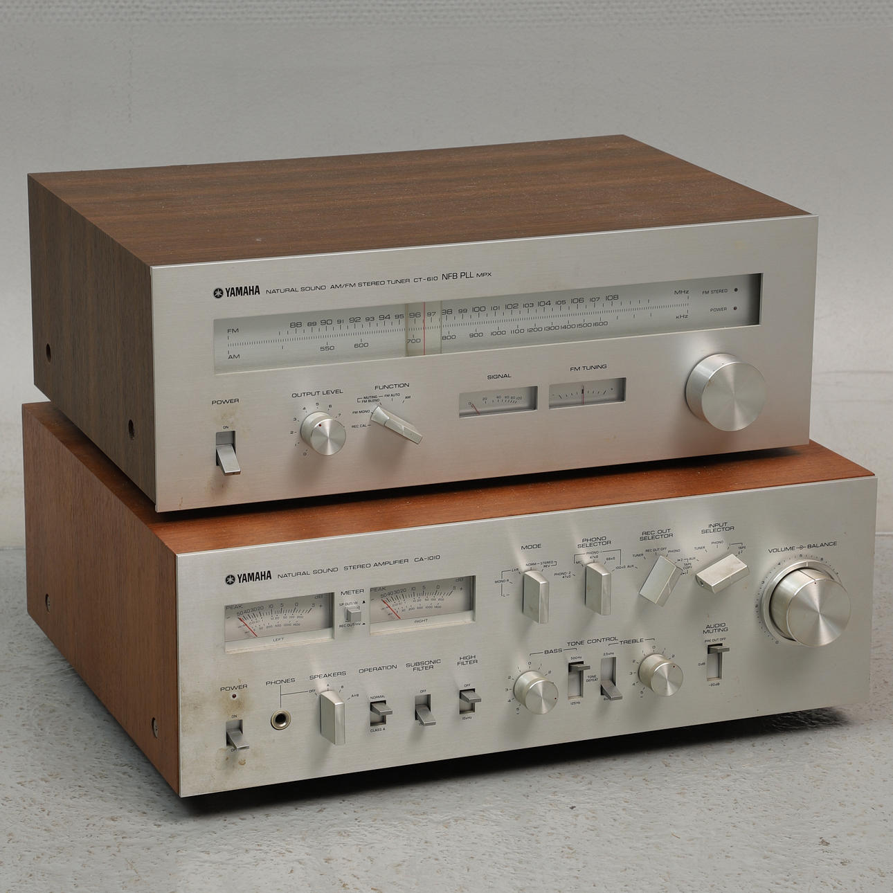 YAMAHA, amplifier & tuner, 1970s.