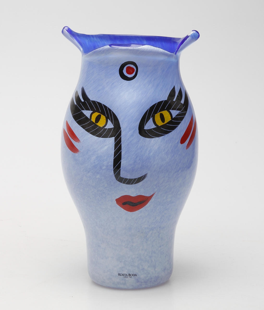 VAS, glas, "Open Mind", Ulrica Hydman-Vallien, Kosta Boda, signerad.