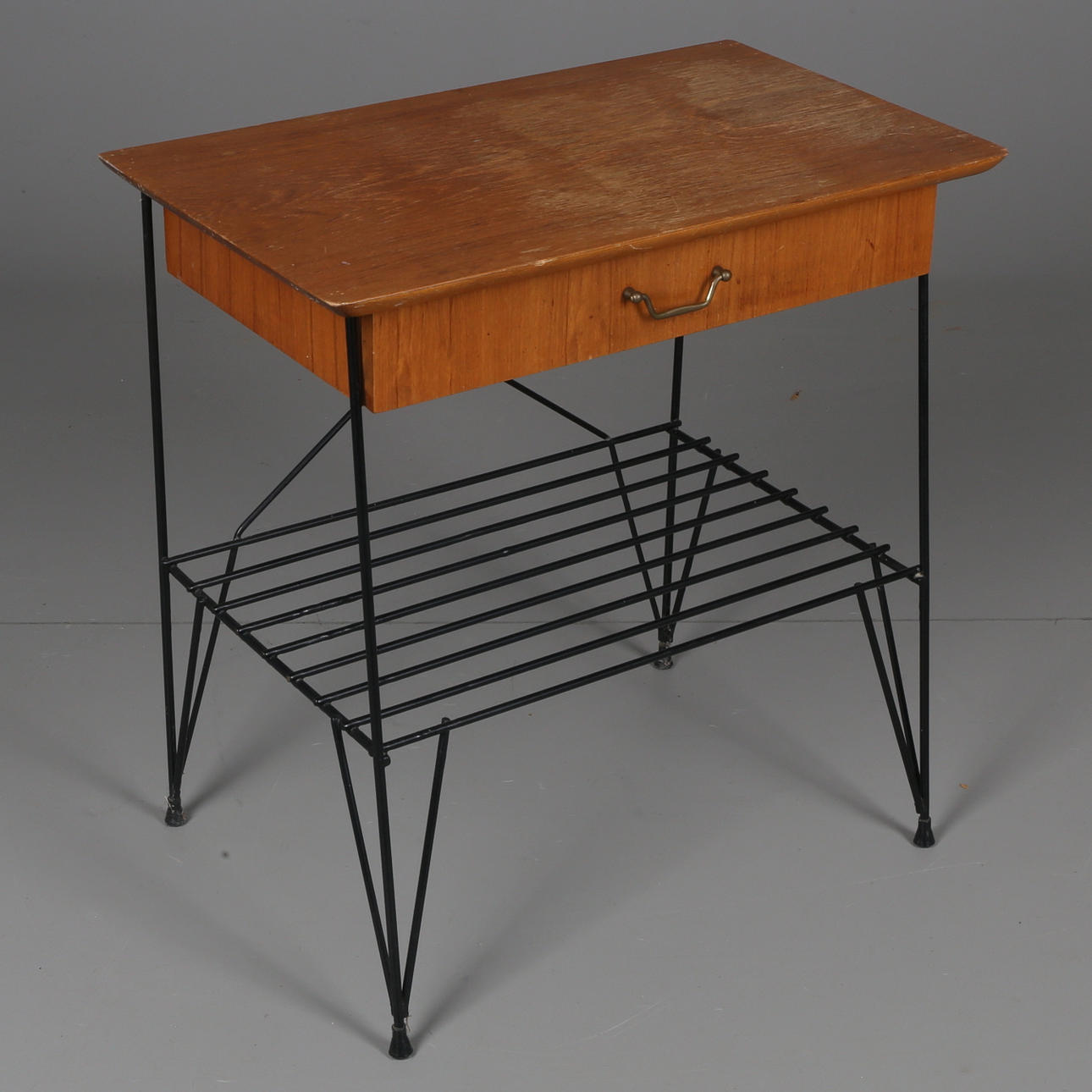 TELEFONBORD, teak, 1950/60-tal.