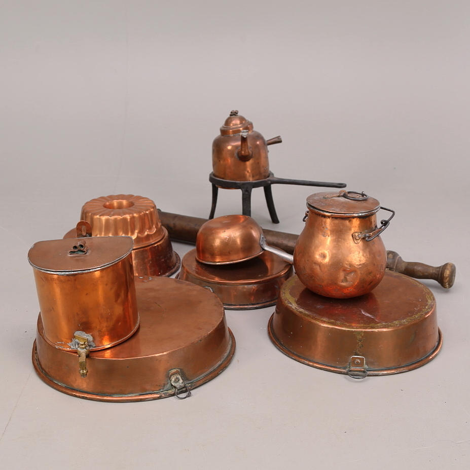 KOPPARFÖREMÅL, 10 st.