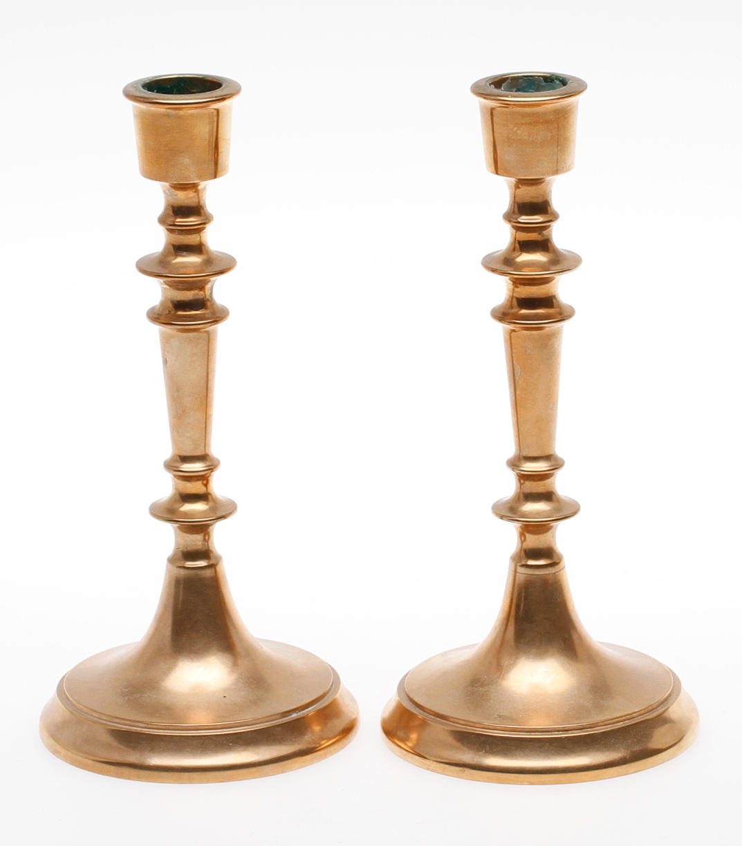 LJUSSTAKAR, malm, 1 par, Bersbo 1972.