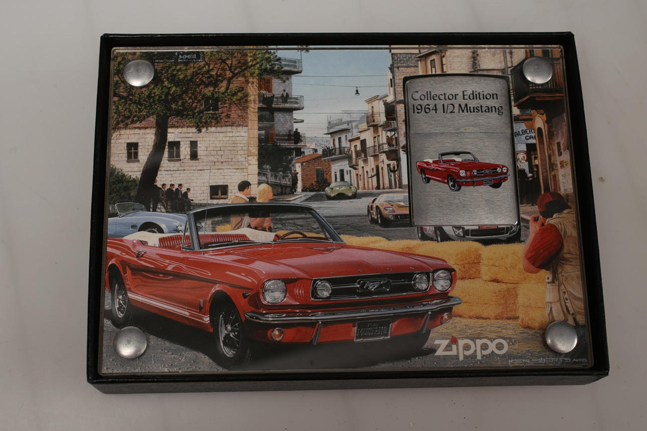 LIGHTER, ZIPPO, with Mustang motif for Ford's 100th anniversary