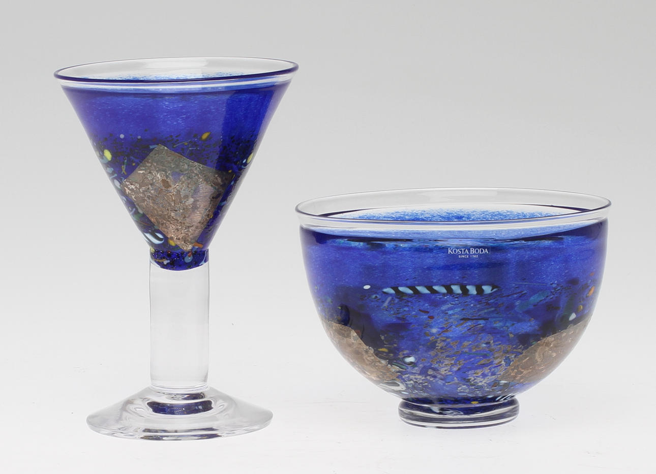 SKÅL, COCKTAILGLAS, glas, Bertil Wallien, Kosta Boda.