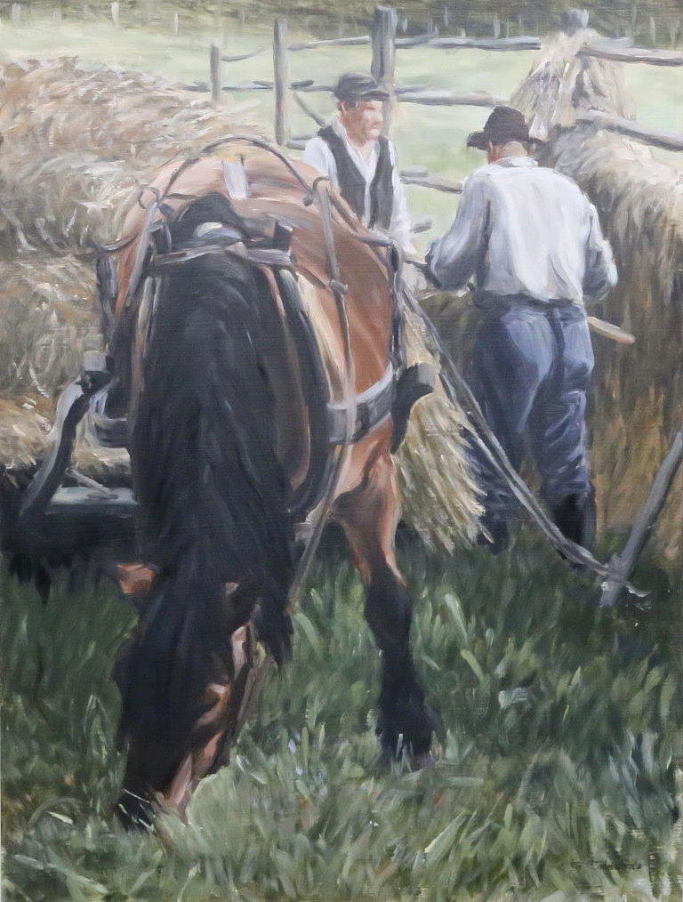 BERTIL SÖDERSTRÖM. Olja på pannå, signerad B. Söderström.