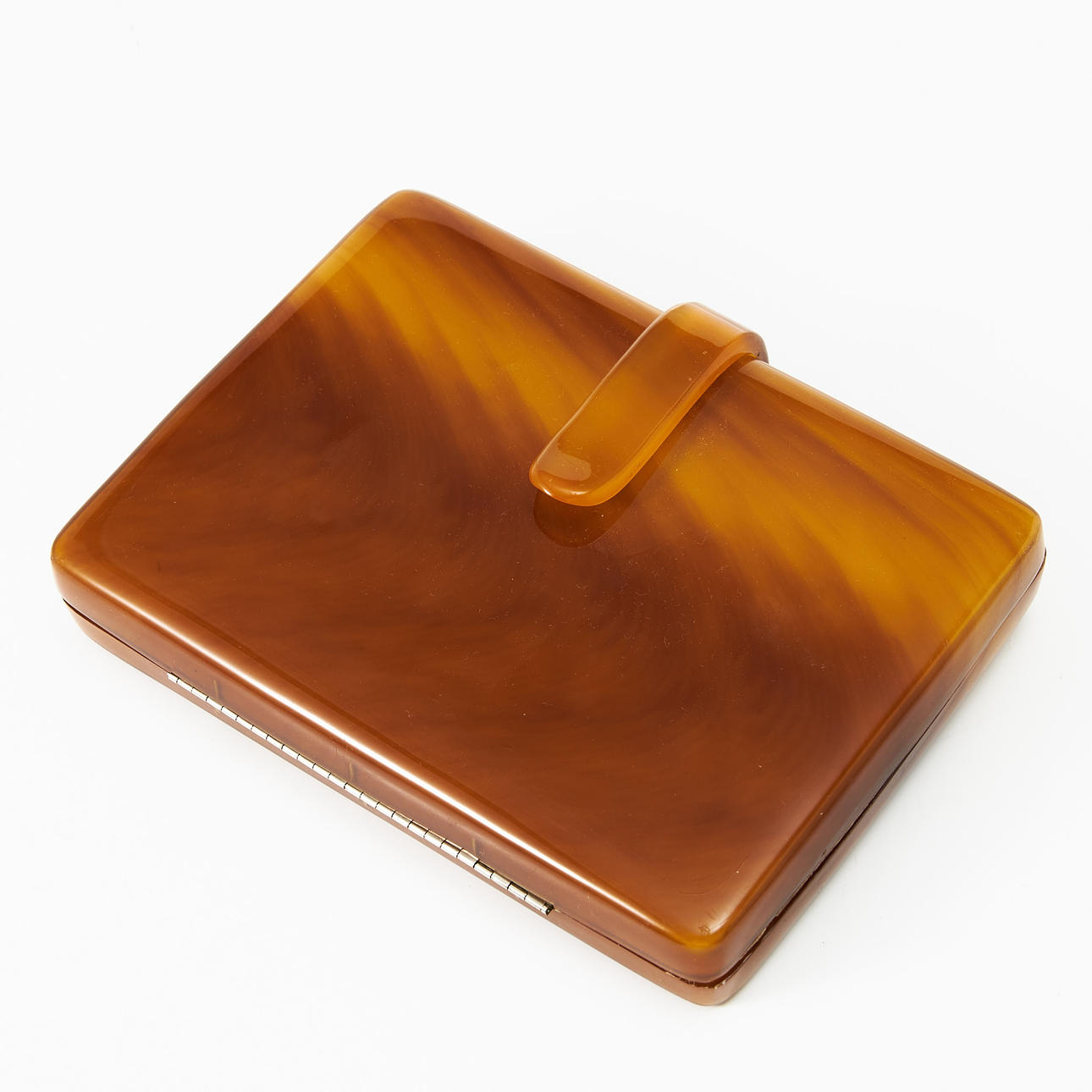 CESARE PICCINI, clutch, turtle imitation in bakelite.