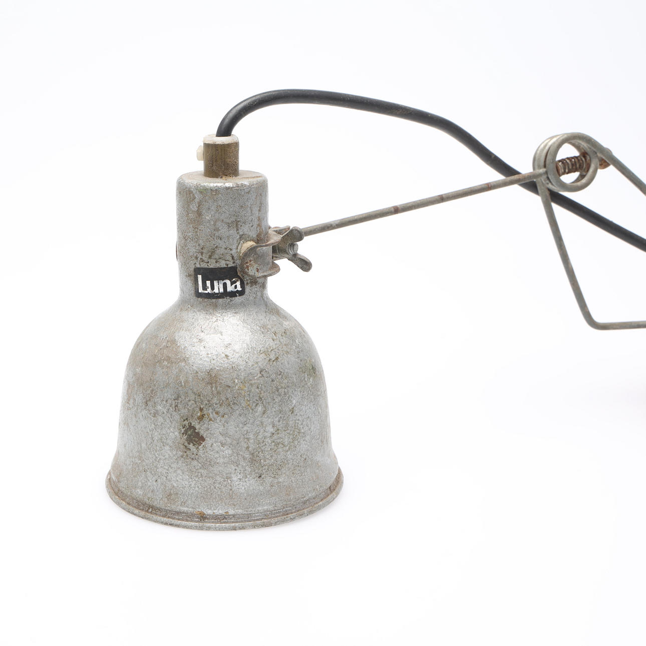 LAMPARA PINZA, modelo industrial, Luna.