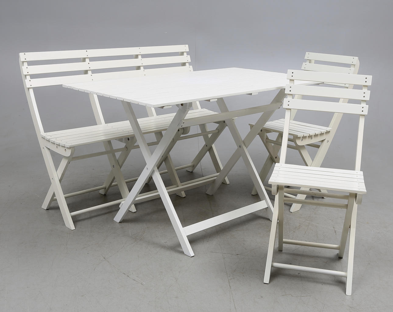 TRÄDGÅRDSMÖBEL, 4 delar, 1900/2000-tal.