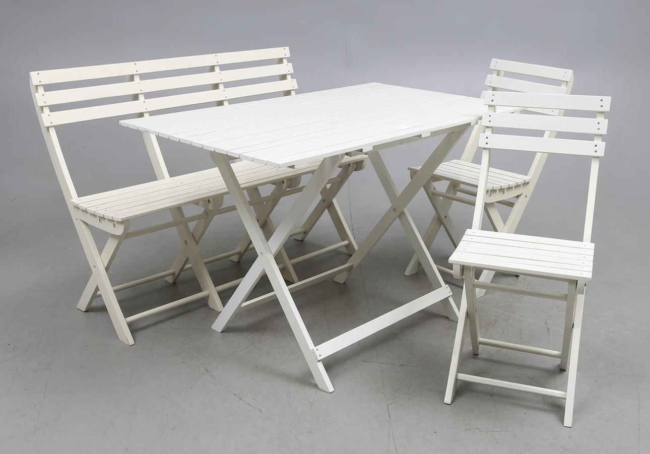 TRÄDGÅRDSMÖBEL, 4 delar, 1900/2000-tal.