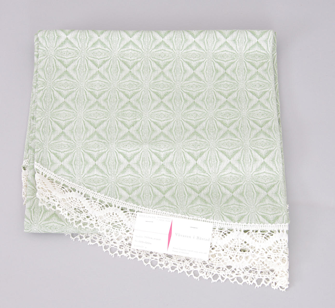 LINNEDUK, rund, Vävaren i Båstad.