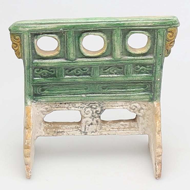 PORTAL/STÄLL 'gravfynd', terracotta, sen Ming-dynasti (1368-1644), Kina.