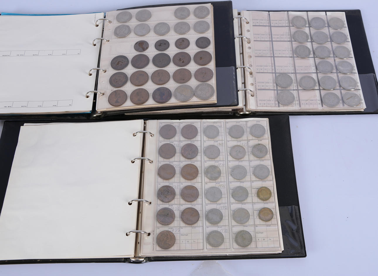 MYNTSAMLING, England, 3 album.