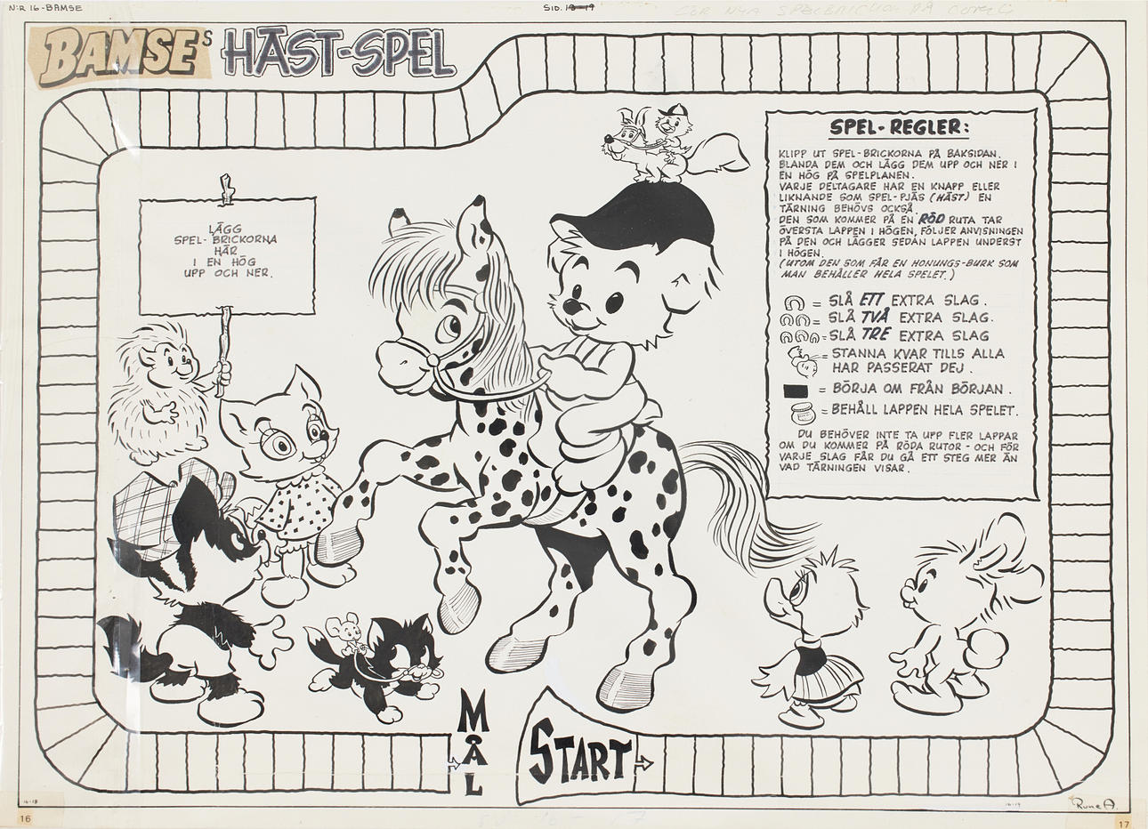 RUNE ANDRÉASSON. Bamsen hevonen peli.