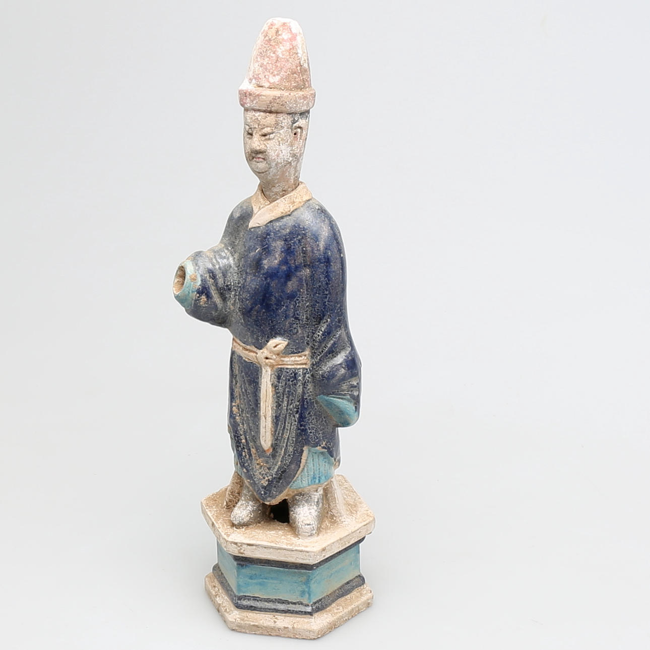GRAVFIGUR i terracotta, sen Ming-dynasti (1368-1644), Kina.