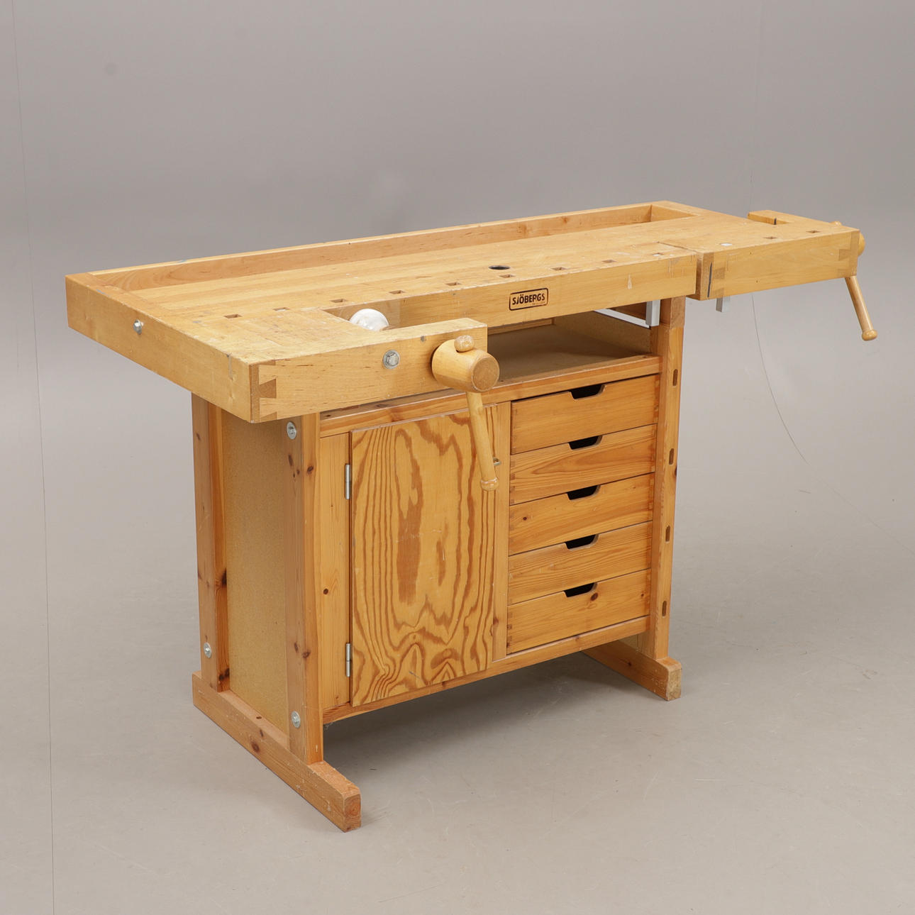 PLANING BENCH with cabinet and drawers, Sjöbergs. Miscellaneous ...