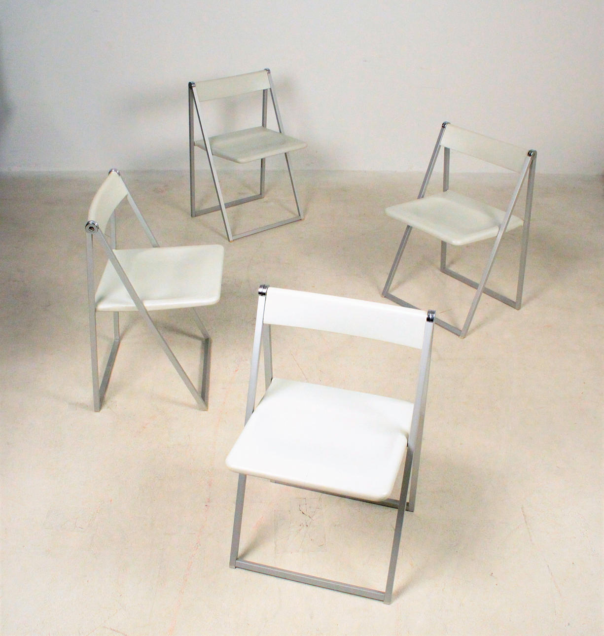 Inter Lübke Germany - Set aus 4 Klappstühlen.
