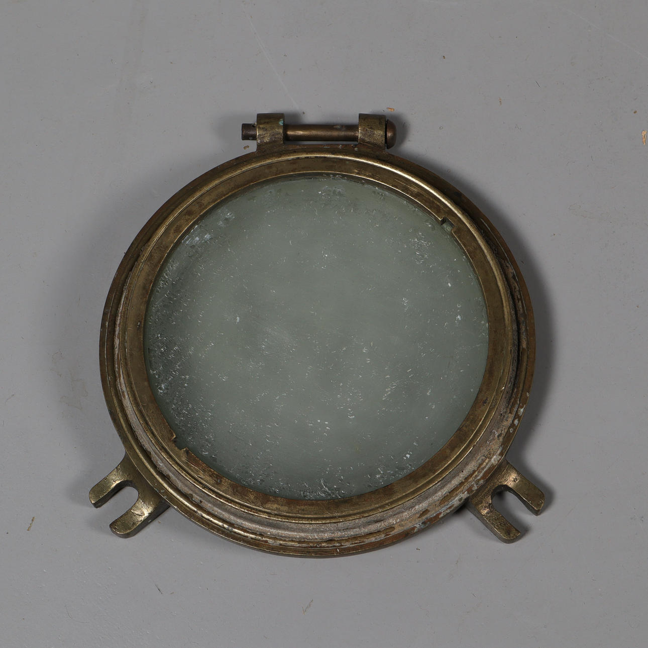 BÅTVENTIL, mässing och glas.