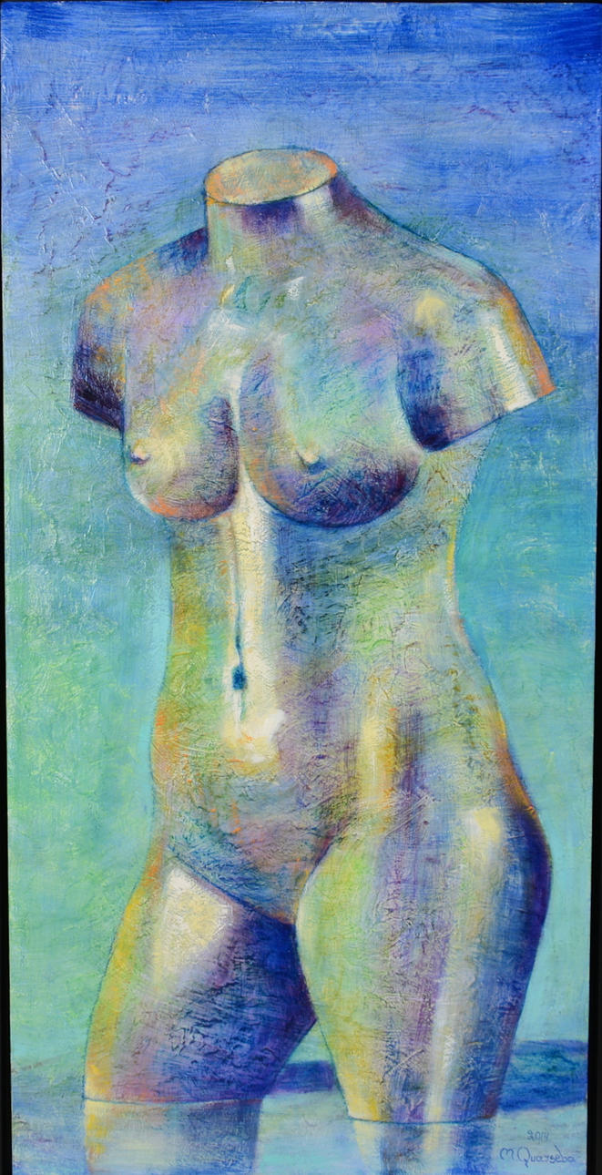 MICHAEL QVARSEBO. Olja på pannå.