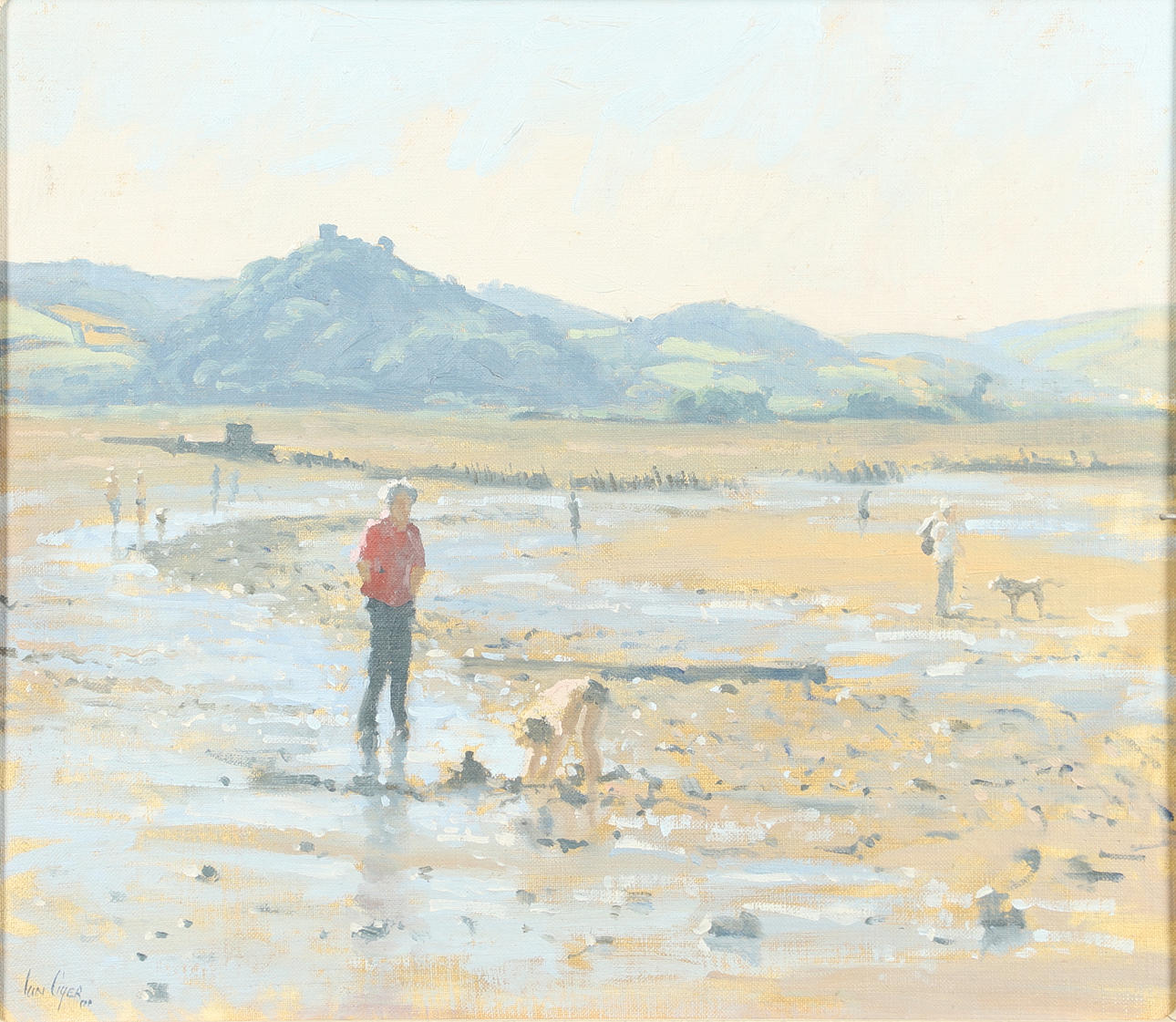 IAN CRYER (B.1959). DIGGING IN THE SHALLOWS.