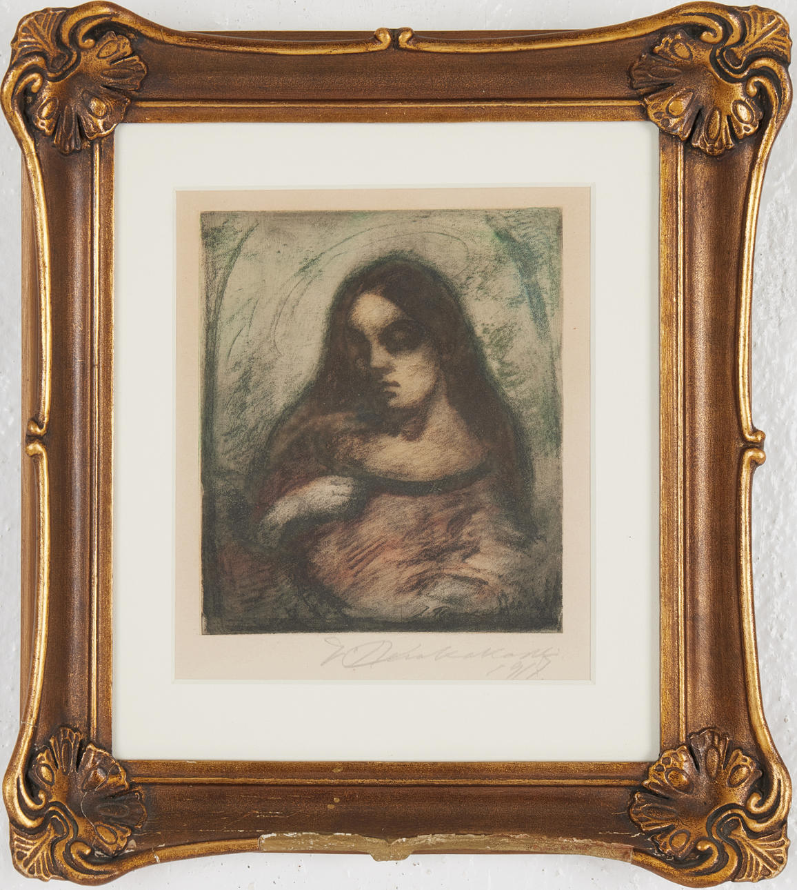 JALMARI RUOKOKOSKI, värietsaus, 1917.