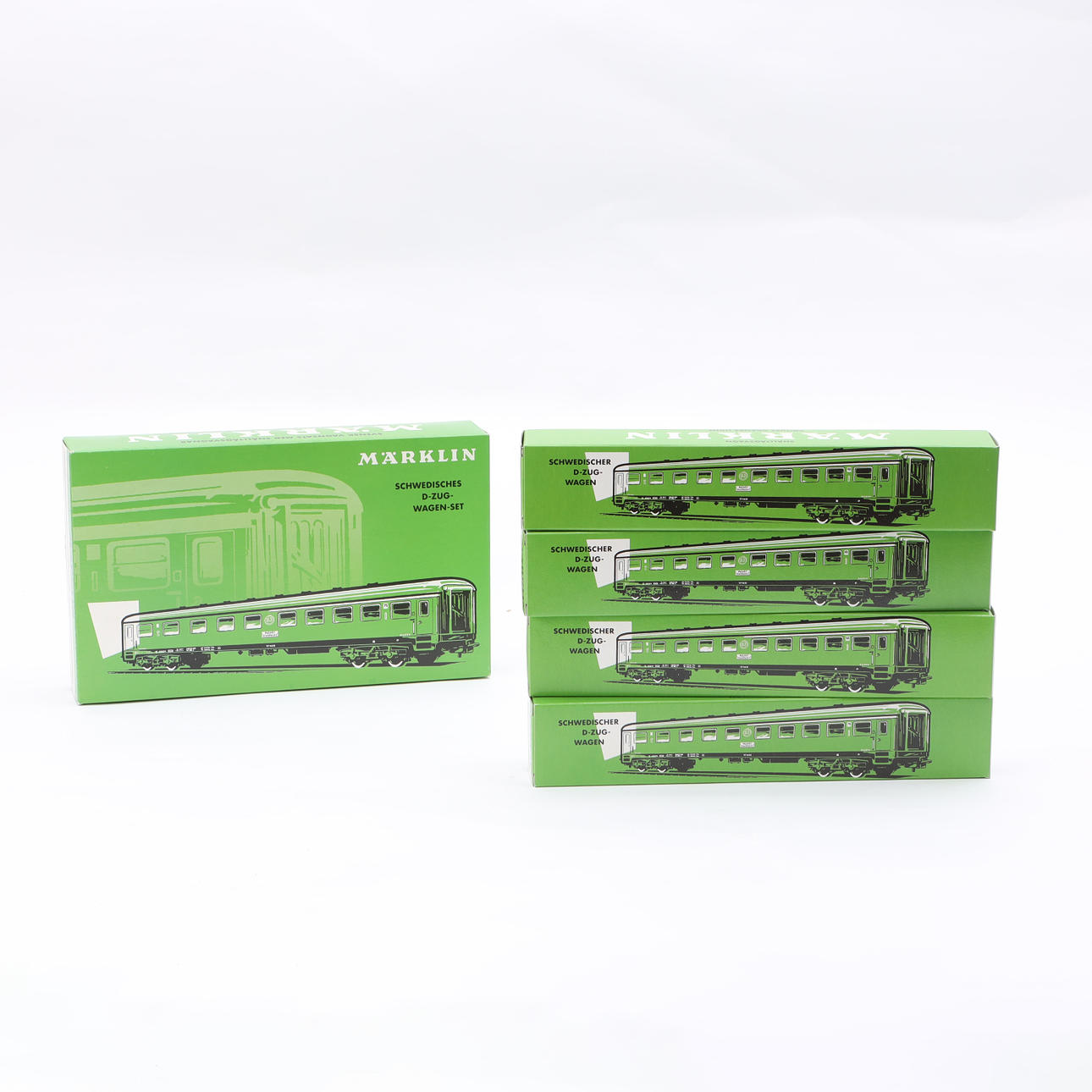 MÄRKLIN 40301 4 SJ personbiler 4030, original emballage.