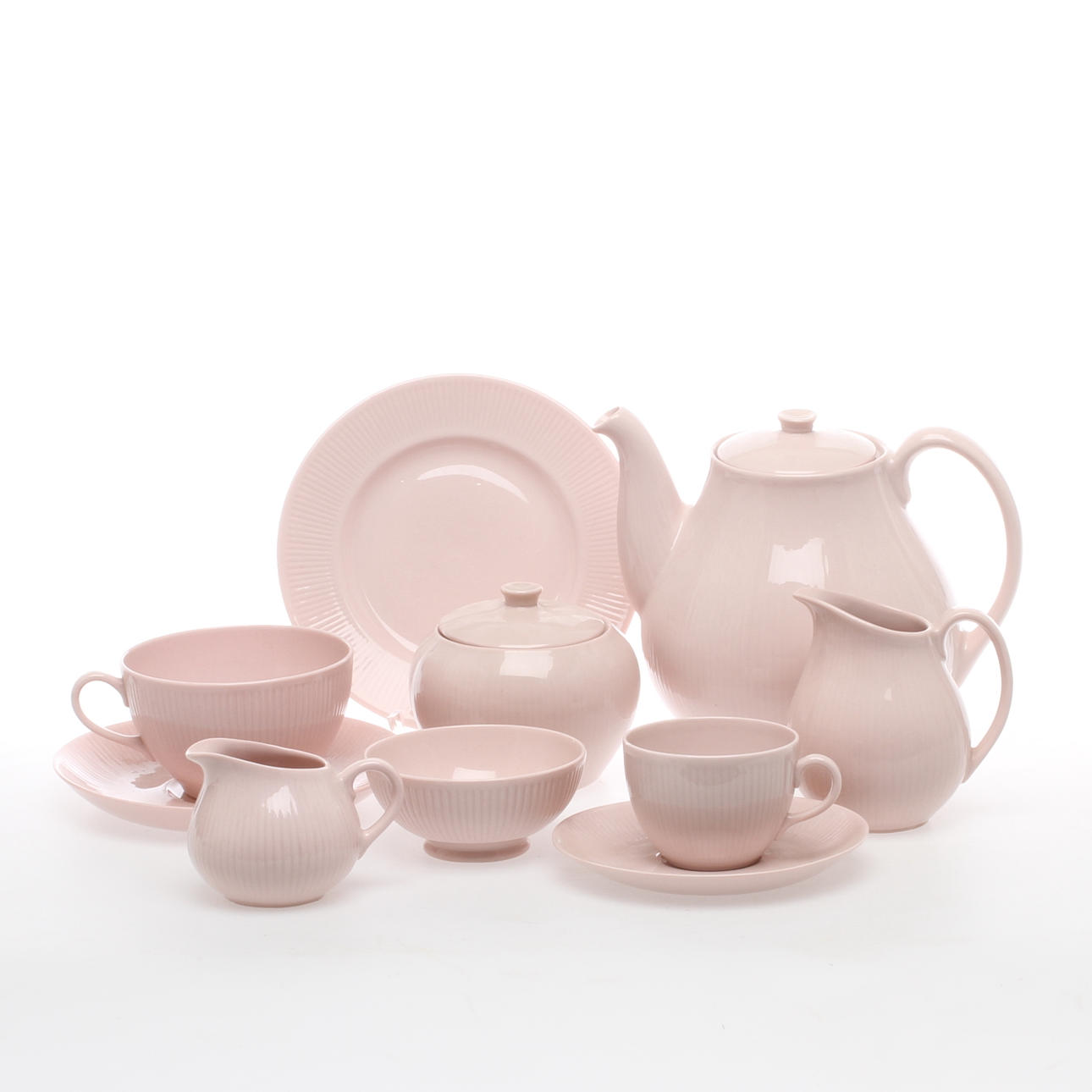 SERVISDELAR, 28 delar, porslin, "Sointu", Kaj Franck, Arabia, Finland, 1950-tal.