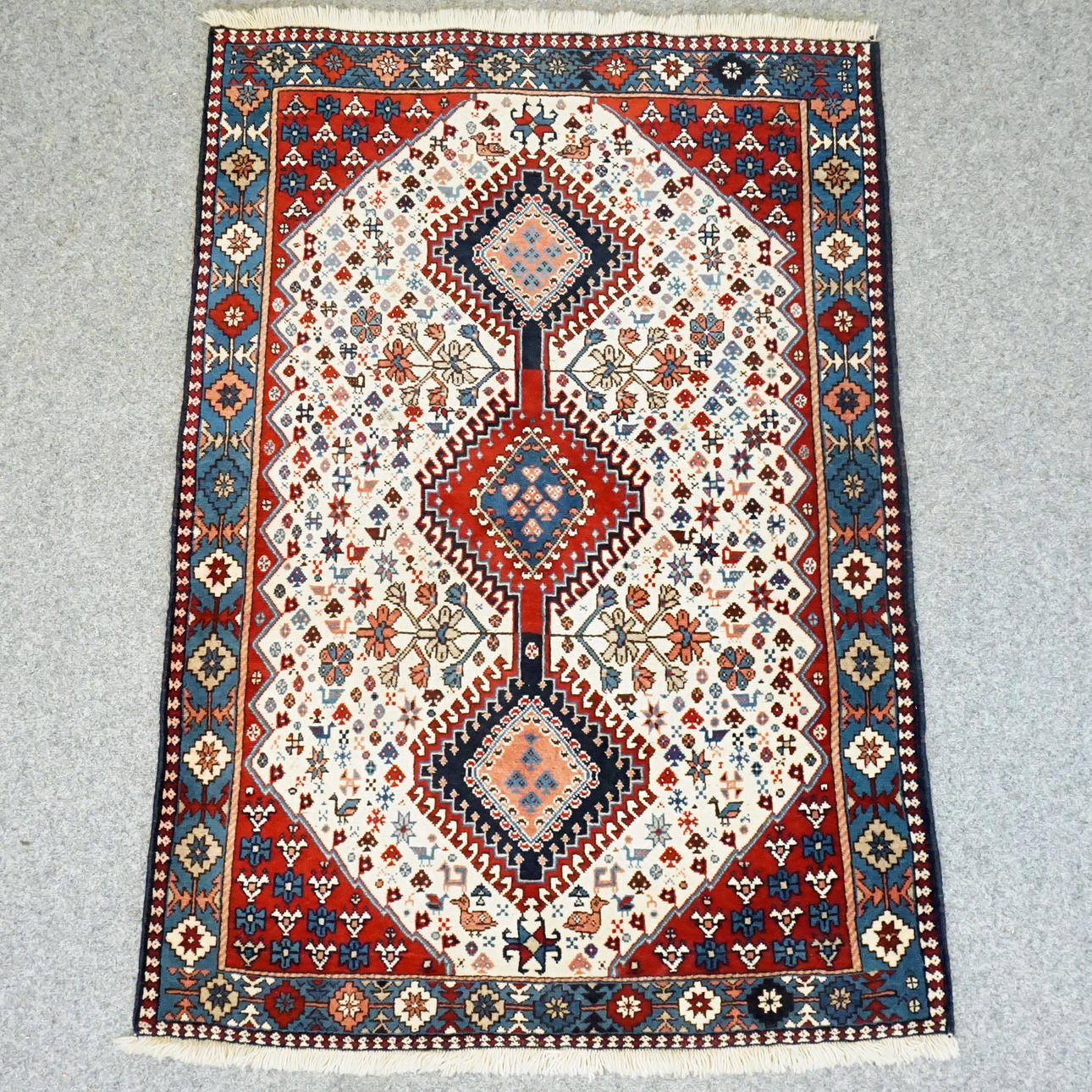 TEPPICH, Yalameh, Iran, ca. 101 x 144 cm.