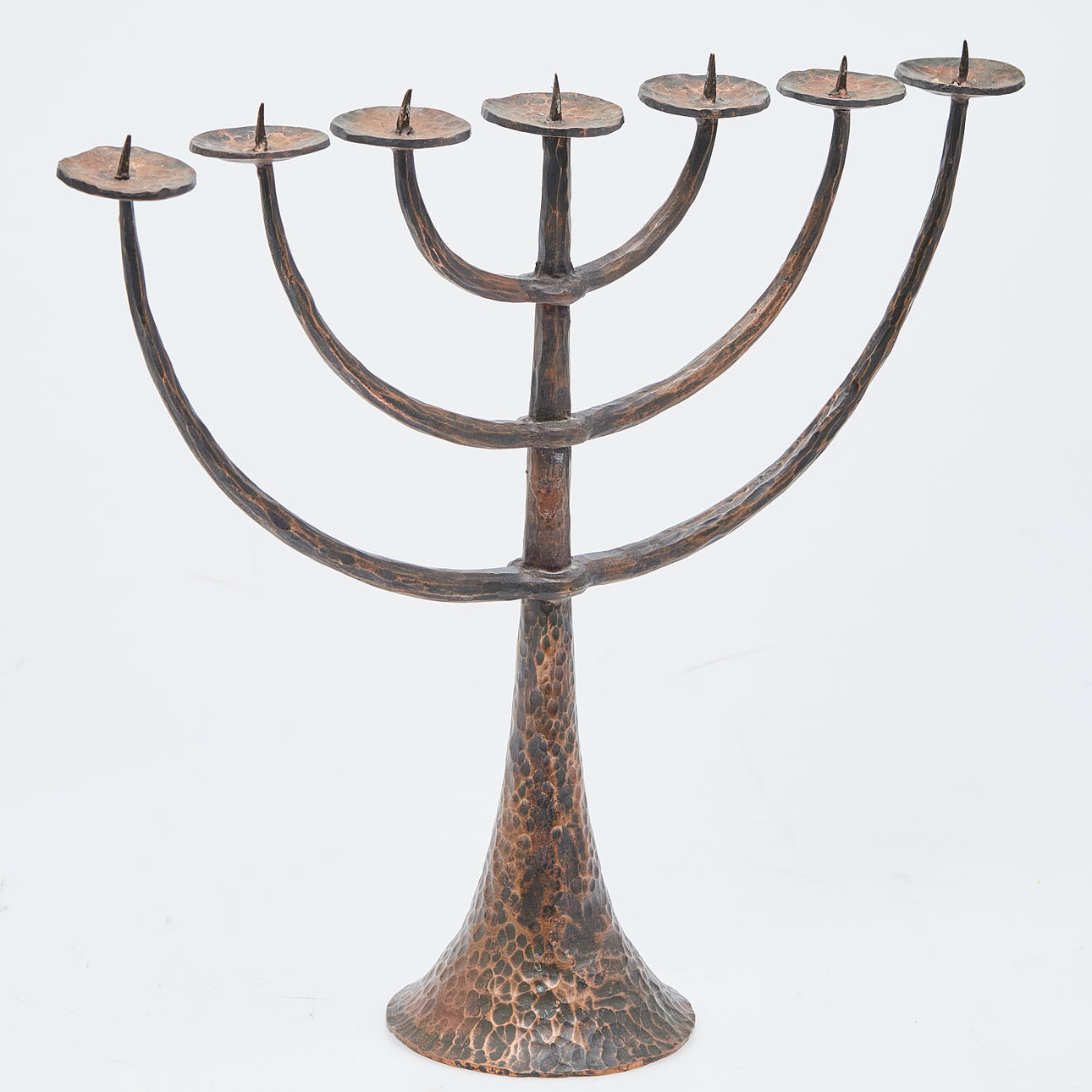 Menorah / Kandelaber, Bronze.