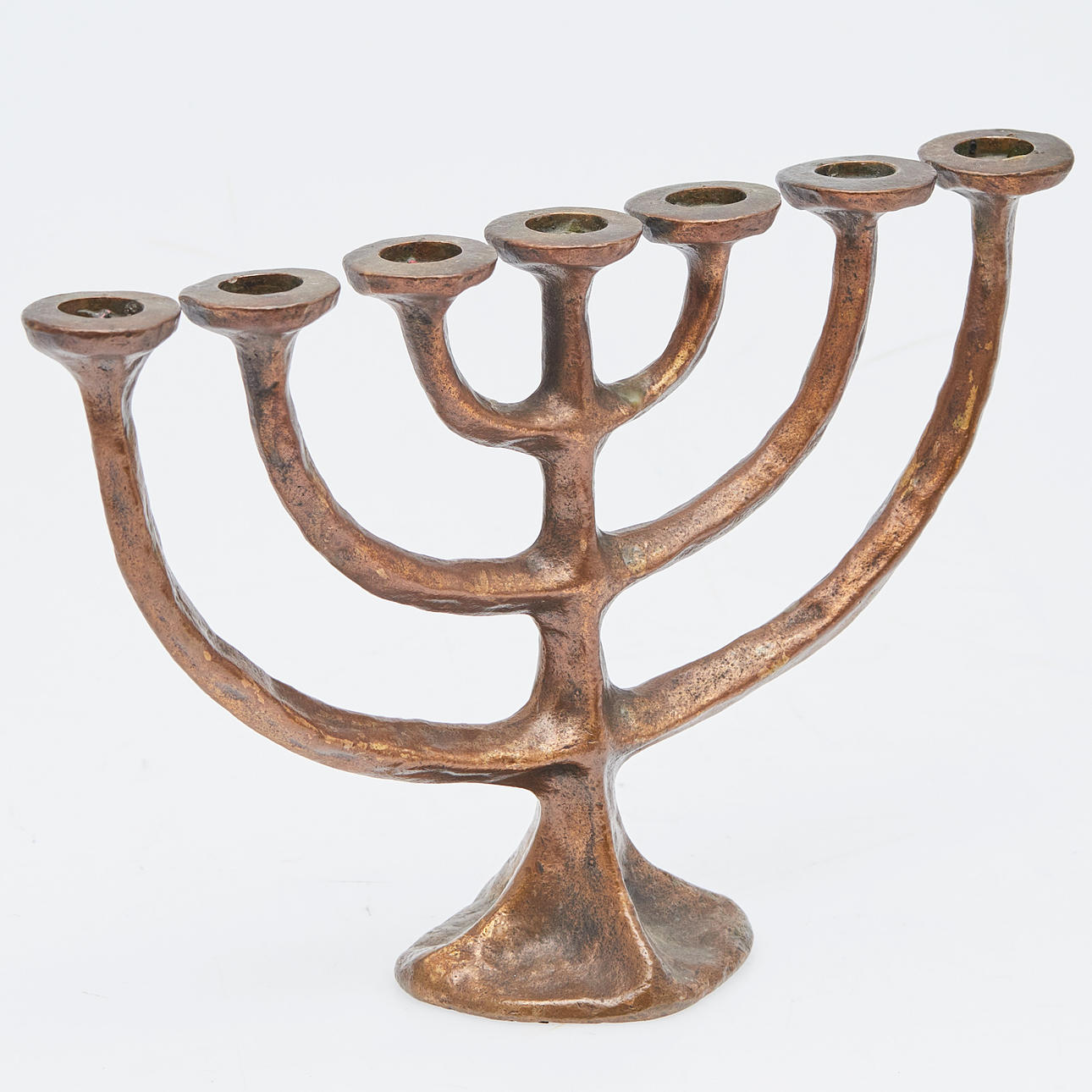 Menorah / Kandelaber, Bronze.