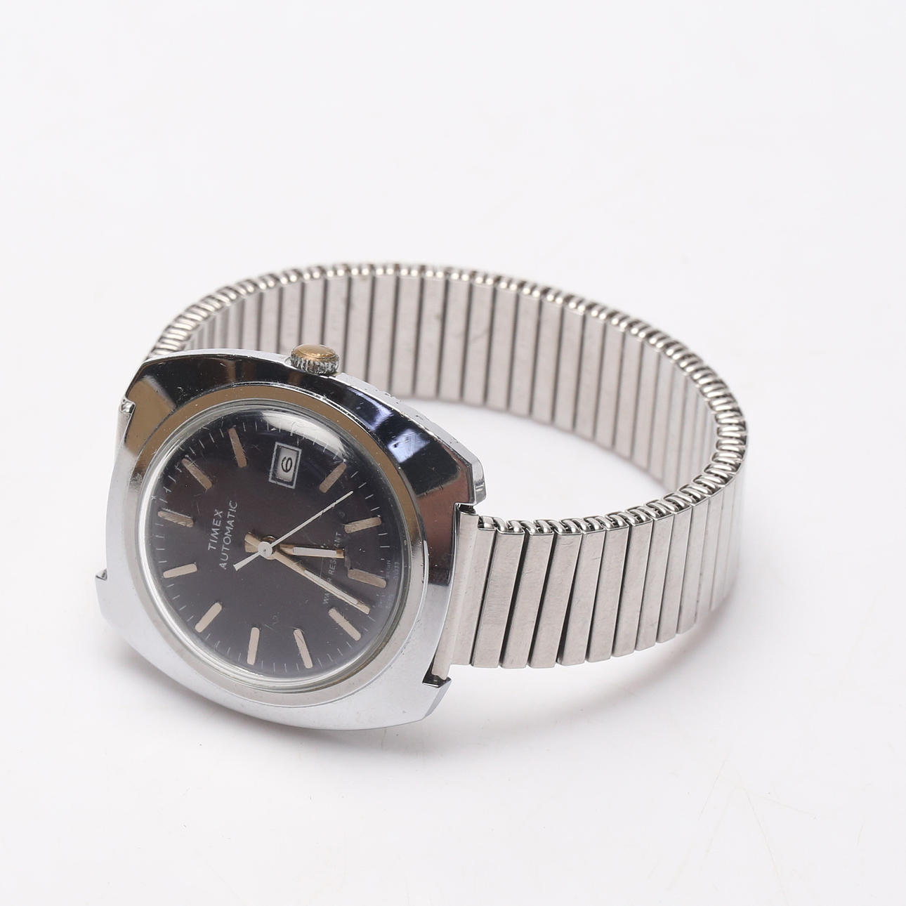 WATCH, steel, Timex automatic.