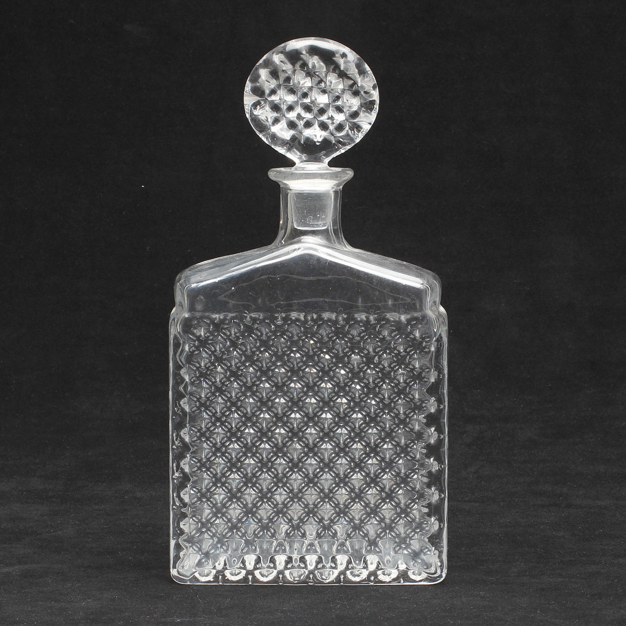 KARAFF, glas, Bengt Edenfalk, Skruf, signerad.