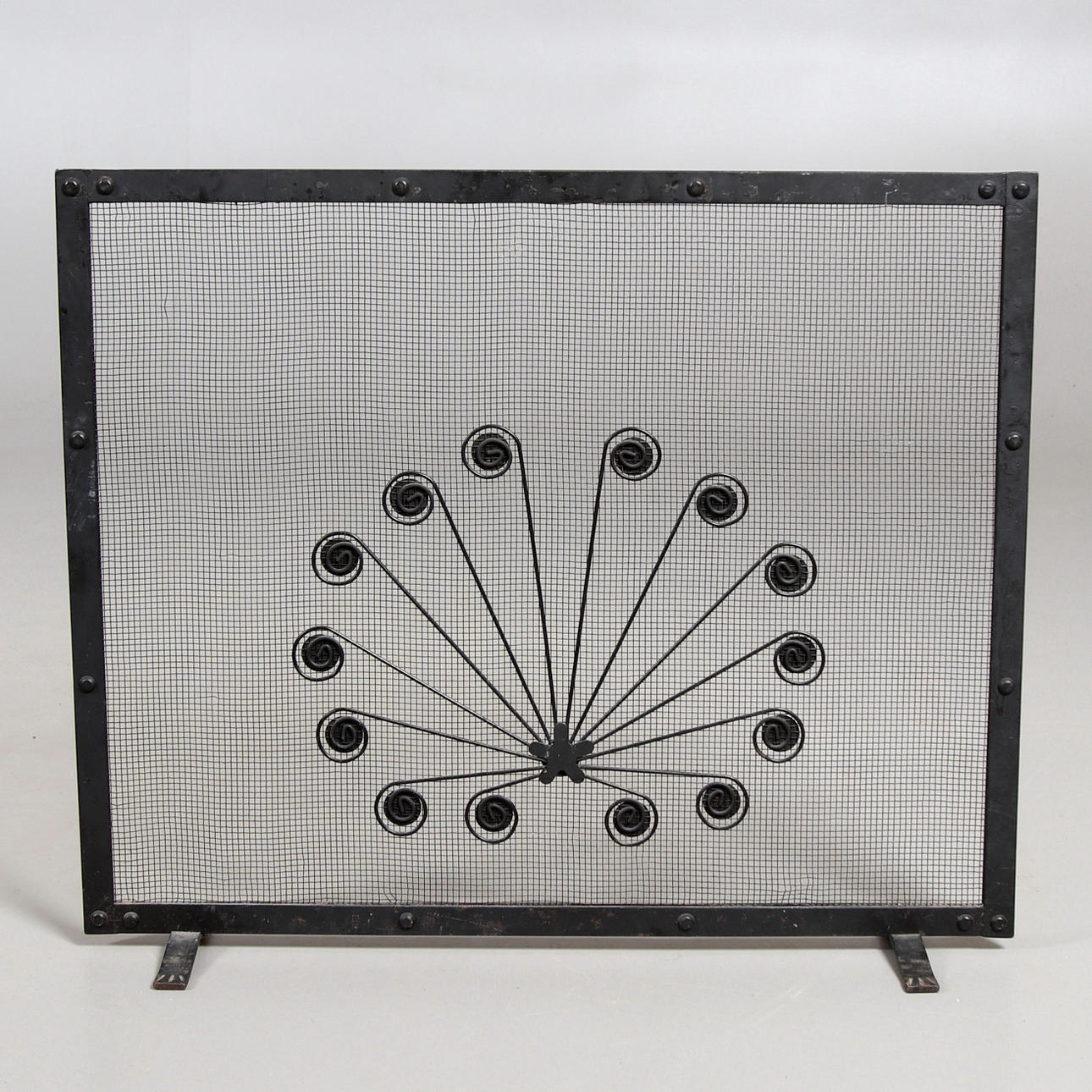 GNISTSKYDD, metall, 1900-tal.